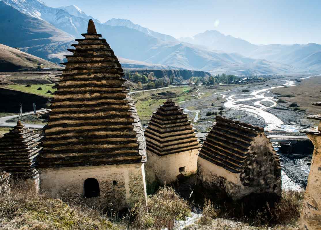 Некрополь в с Даргавс, Северная Осетия-Алания.