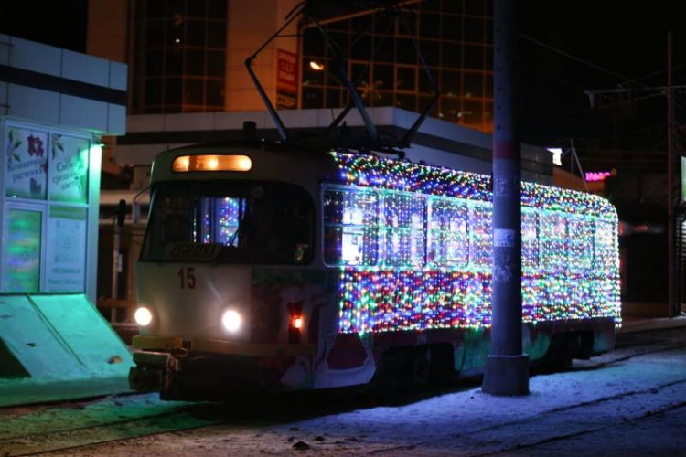 Праздничный трамвай Пятигорск